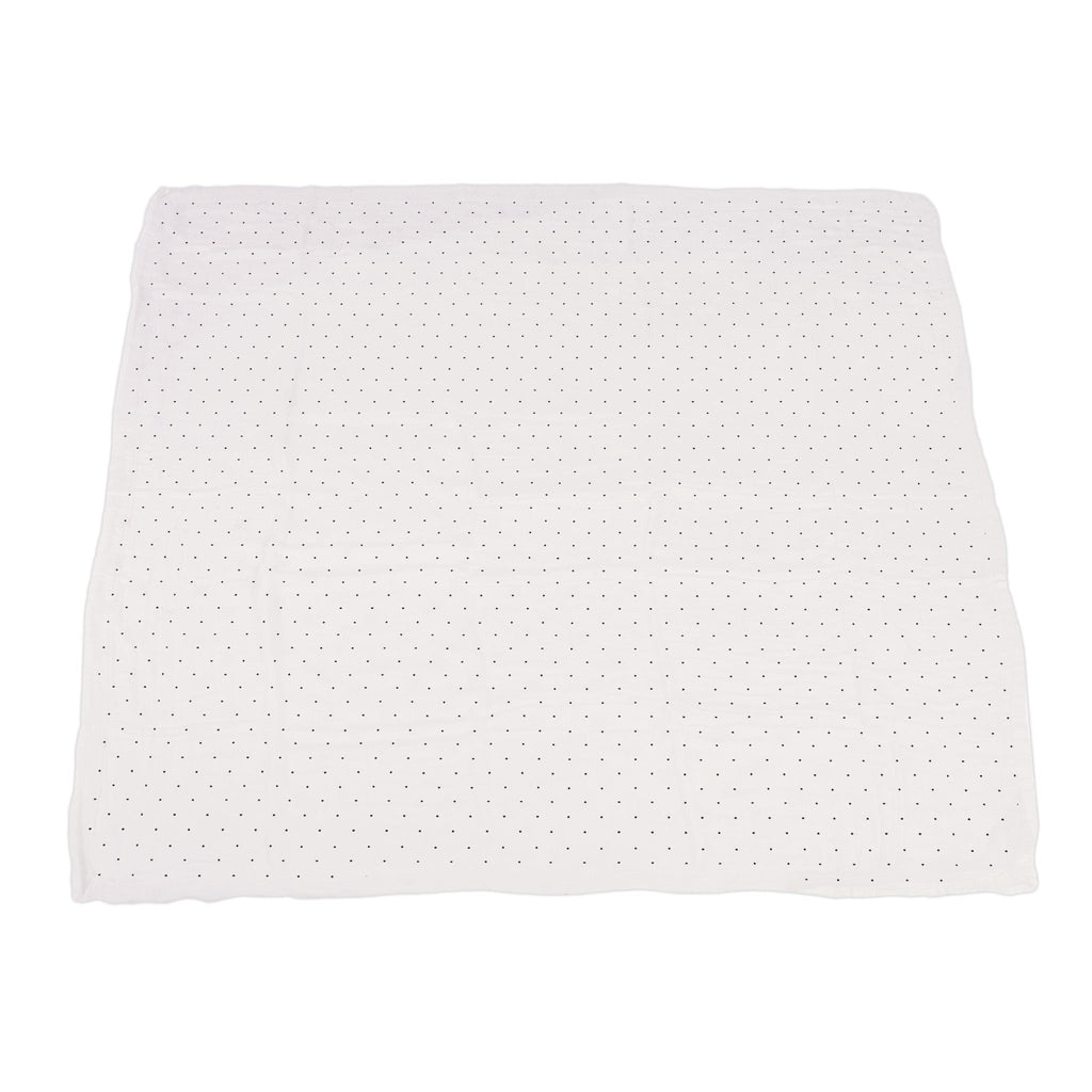 Carnelian Peaches and Black and White Polka Dot Newcastle Blanket - Home Sweet Resale