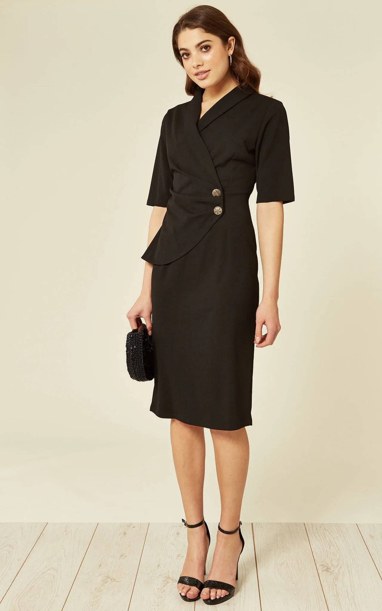 Diane Wrap Blazer Dress - Home Sweet Resale