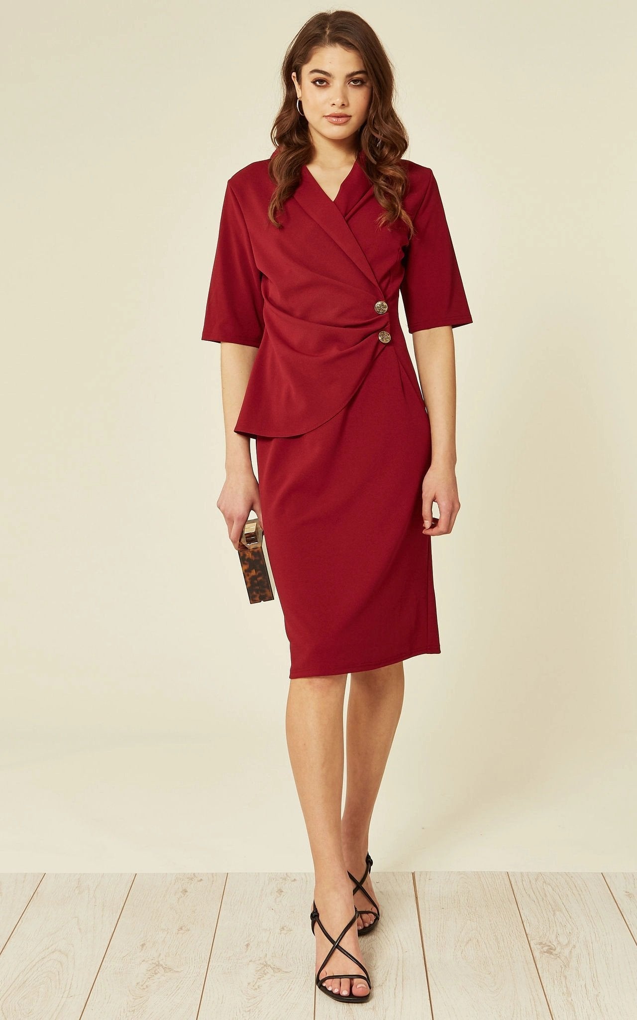 Diane Wrap Blazer Dress - Home Sweet Resale