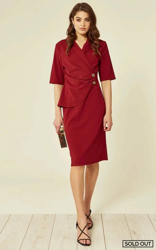 Diane Wrap Blazer Dress - Home Sweet Resale