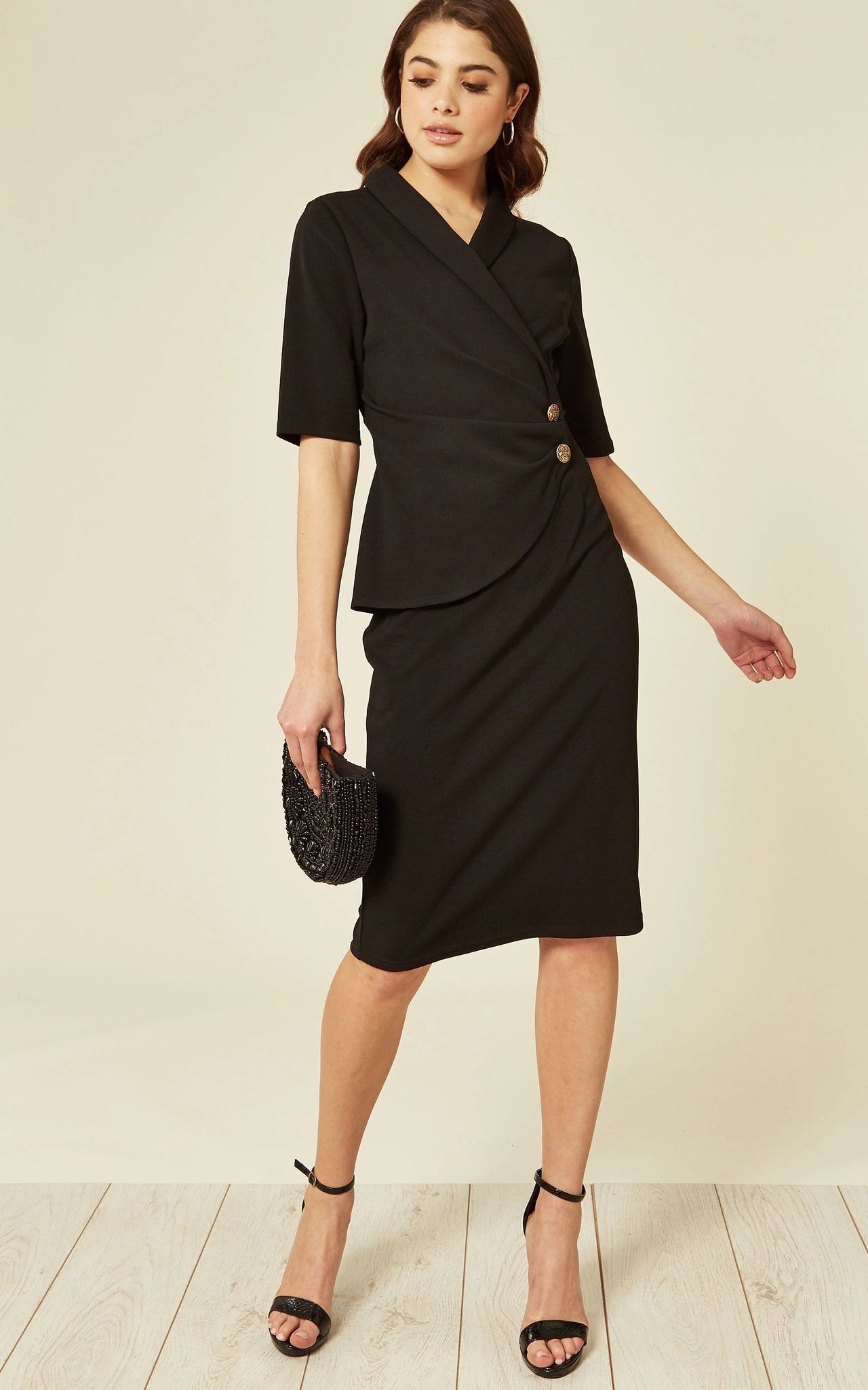 Diane Wrap Blazer Dress - Home Sweet Resale