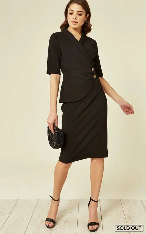 Diane Wrap Blazer Dress - Home Sweet Resale