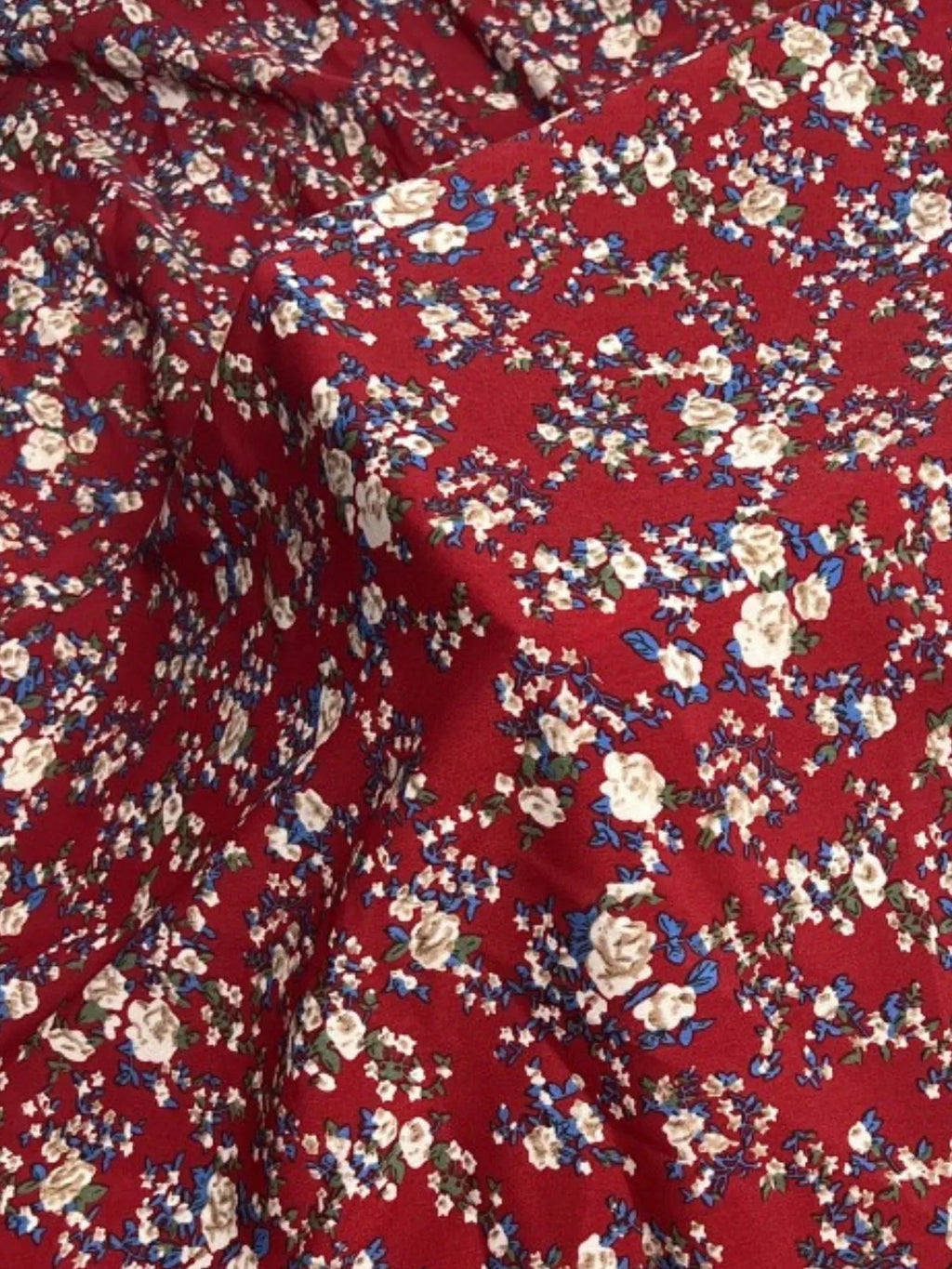 Full Size Slit Off - Shoulder Floral Midi Dress Plus Size - Home Sweet Resale