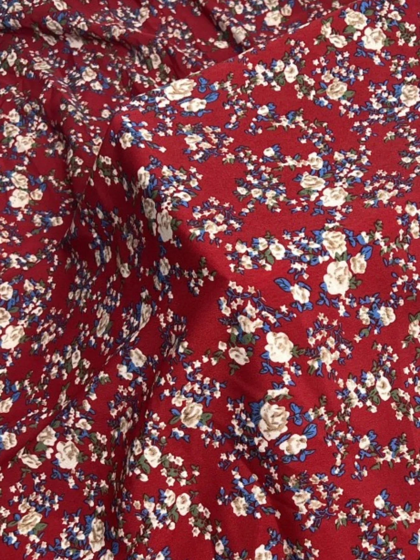 Full Size Slit Off - Shoulder Floral Midi Dress Plus Size - Home Sweet Resale