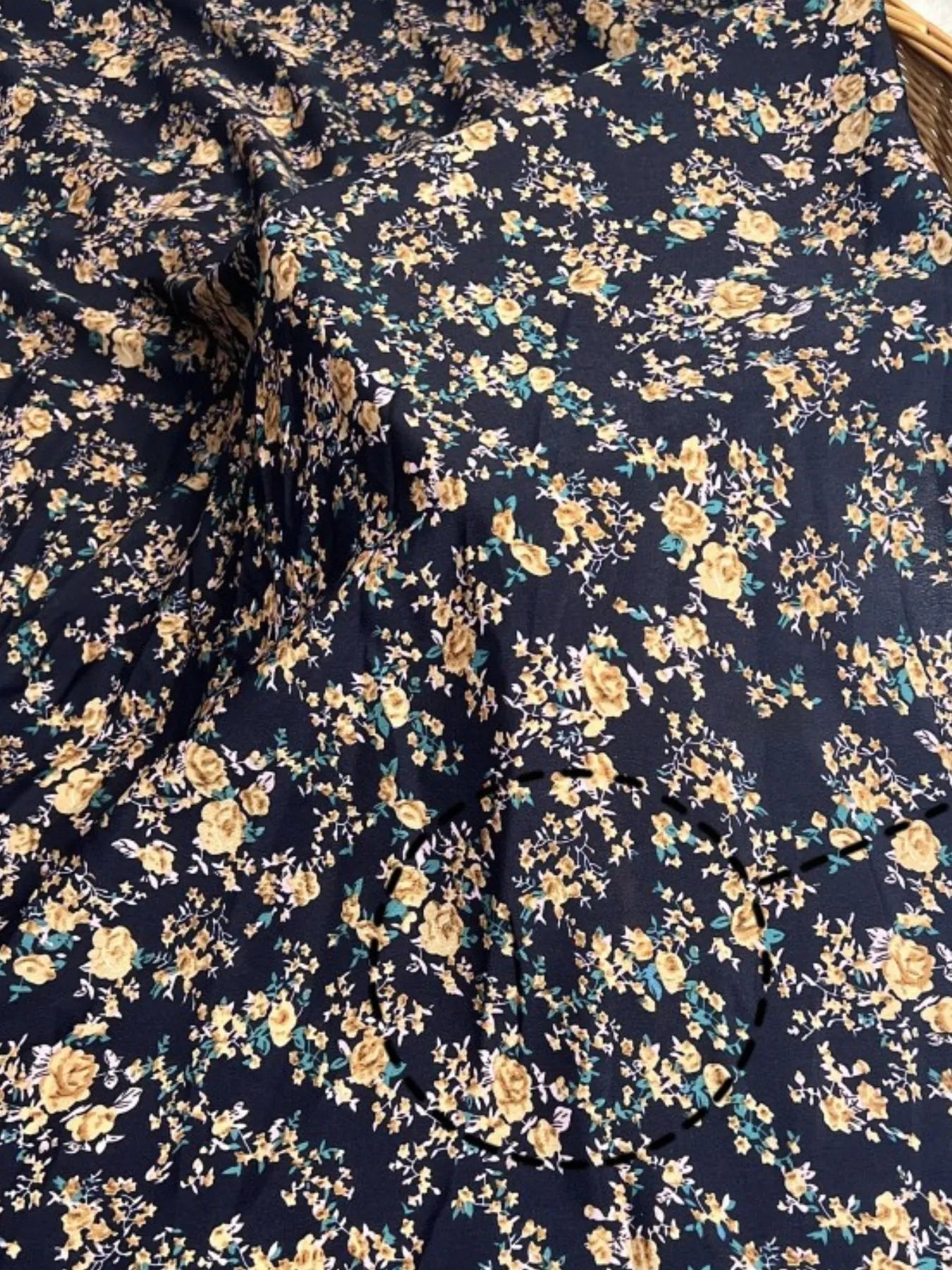 Full Size Slit Off - Shoulder Floral Midi Dress Plus Size - Home Sweet Resale
