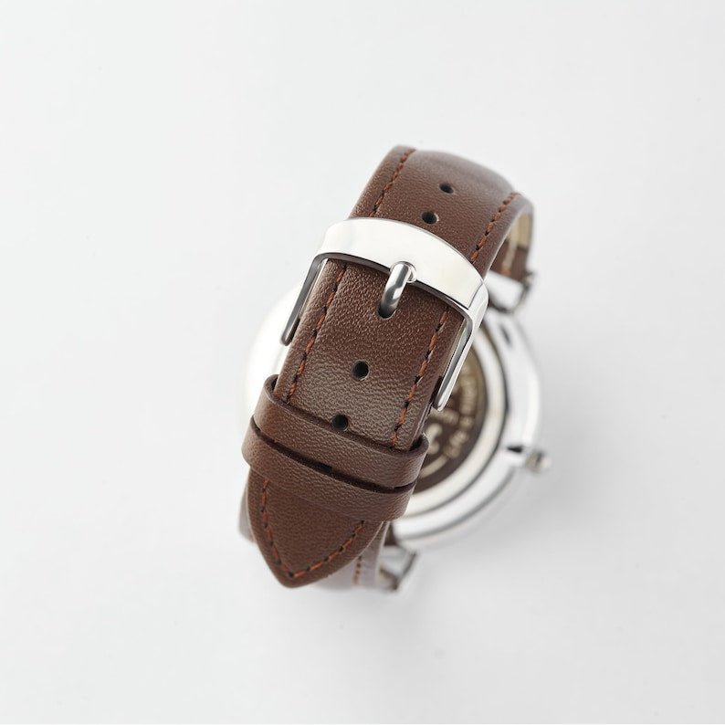 Handwriting Gifts for Groom, Engraved Watch for Men - Home Sweet Resale