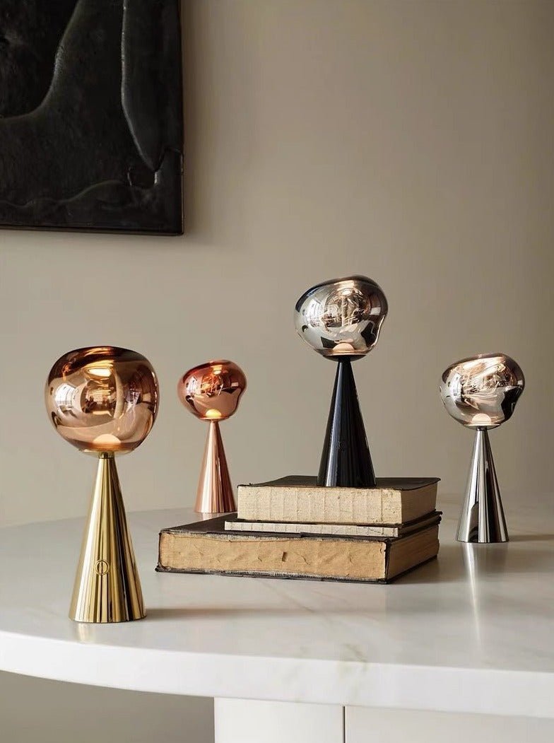 Melt Portable Dimmable Led Table Lamp - Modern Nordic Bedside Lamp - Home Sweet Resale