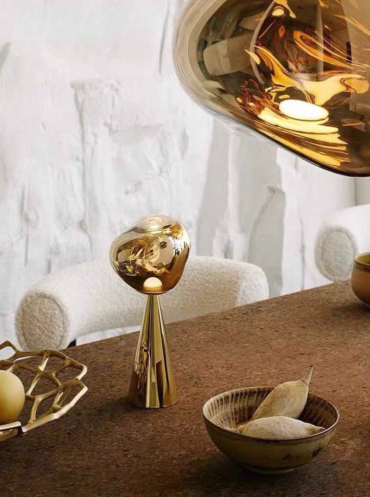 Melt Portable Dimmable Led Table Lamp - Modern Nordic Bedside Lamp - Home Sweet Resale
