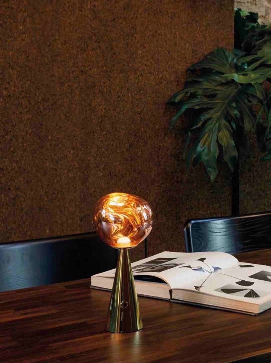 Melt Portable Dimmable Led Table Lamp - Modern Nordic Bedside Lamp - Home Sweet Resale