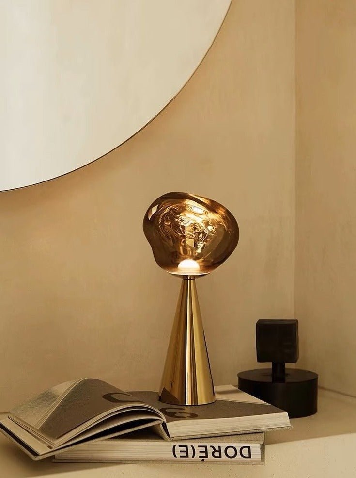 Melt Portable Dimmable Led Table Lamp - Modern Nordic Bedside Lamp - Home Sweet Resale
