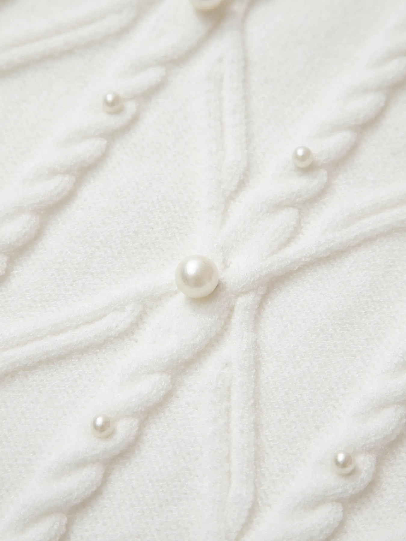 Pearled Mock Neck Textured Knit Sweater Vest - Home Sweet Resale