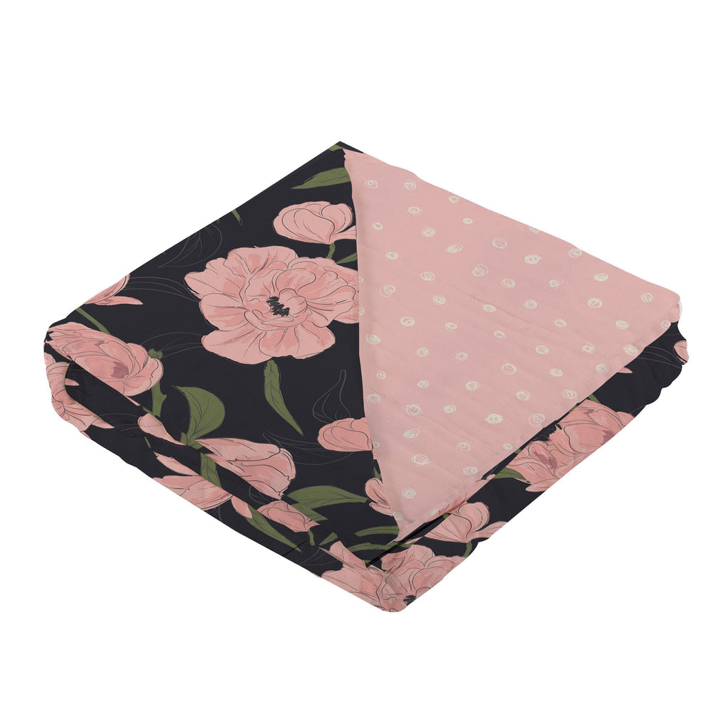 Peonies and Pearl Polka Dot Newcastle Blanket - Home Sweet Resale