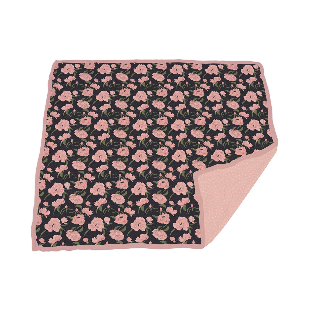 Peonies and Pearl Polka Dot Newcastle Blanket - Home Sweet Resale