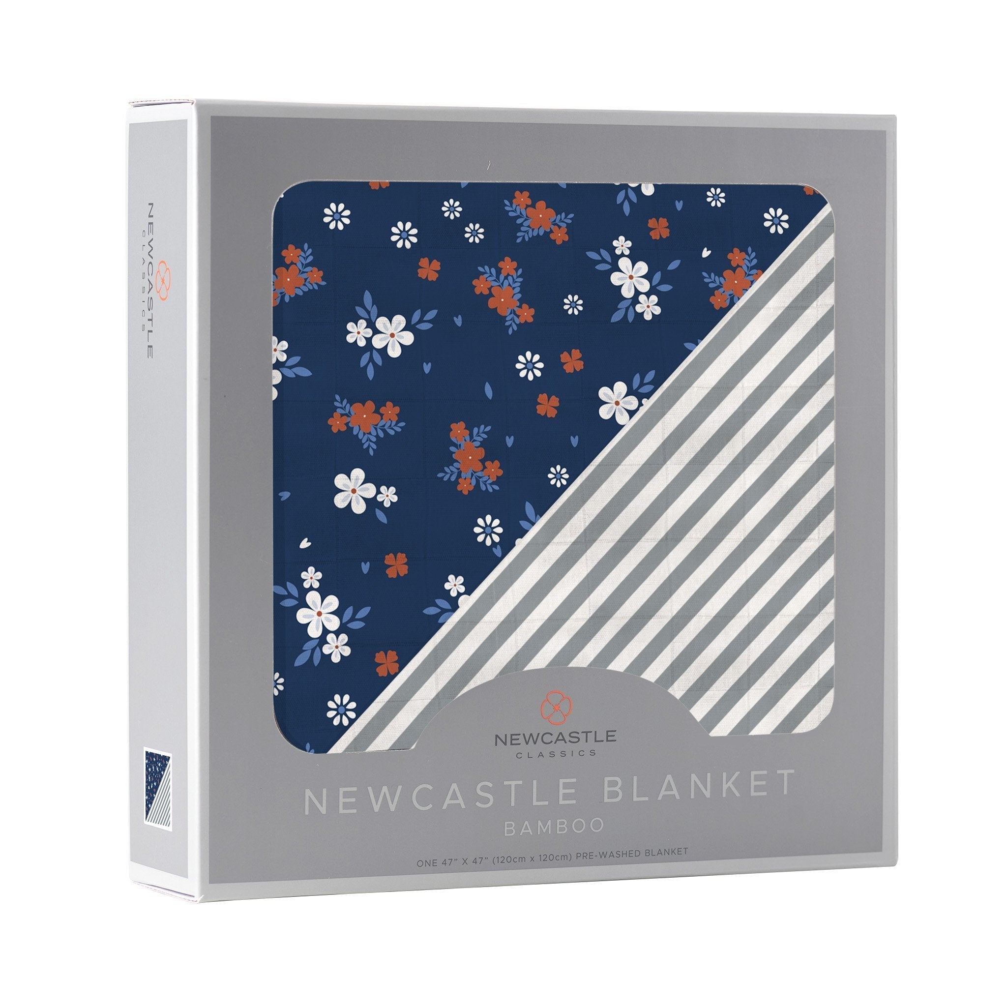 Serenity and Finley Stripe Bamboo Muslin Newcastle Blanket - Home Sweet Resale